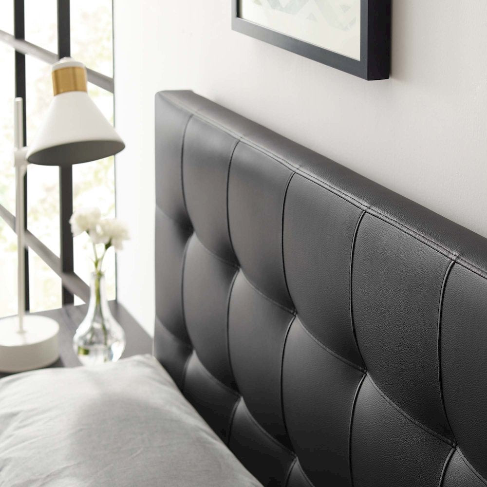 Lily Upholstered Vinyl King Headboard