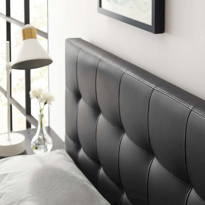 Lily Upholstered Vinyl King Headboard