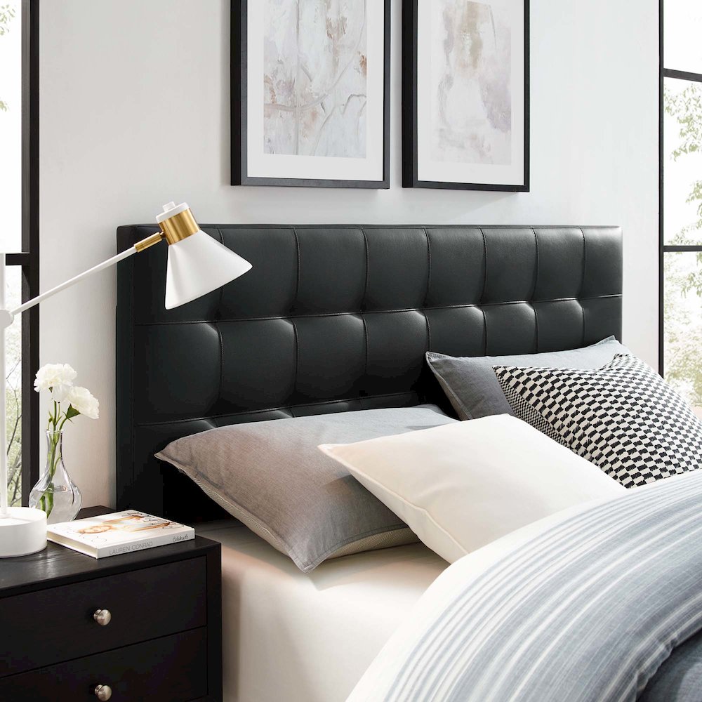 Lily Upholstered Vinyl King Headboard