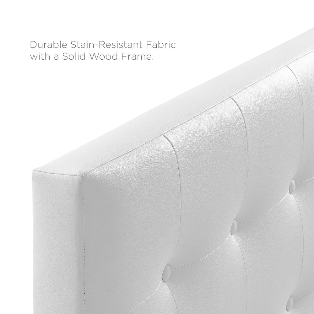 Lily Upholstered Vinyl King Headboard