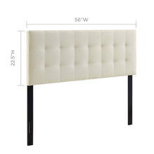 Lily Upholstered Fabric Full Headboard