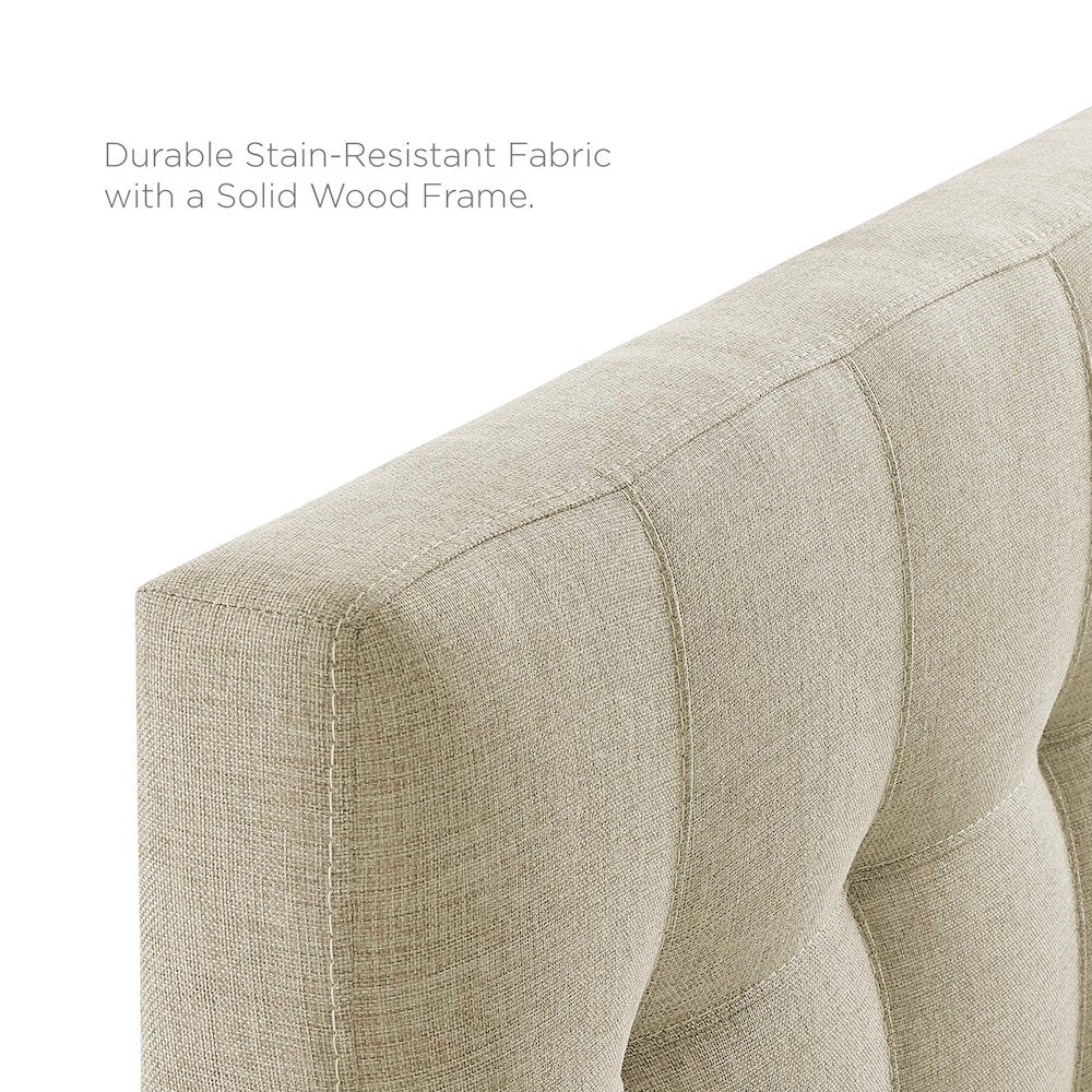 Lily Upholstered Fabric Twin Headboard
