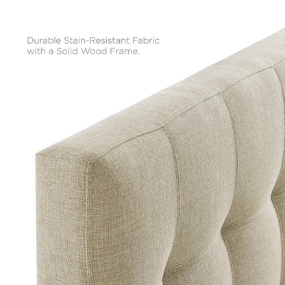 Lily Upholstered Fabric Twin Headboard