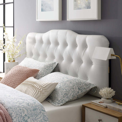 Annabel Upholstered Vinyl Full Headboard