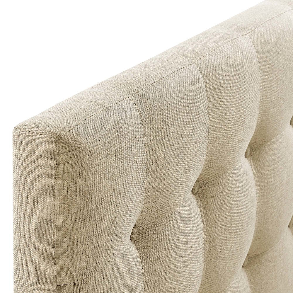 Emily Upholstered Fabric Queen Headboard