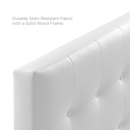 Emily Upholstered Vinyl Queen Headboard
