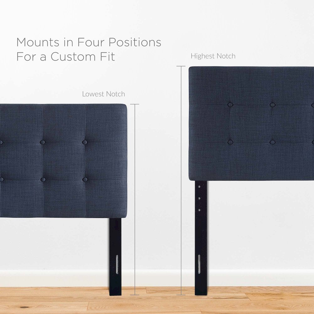 Emily Upholstered Fabric Full Headboard