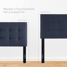 Emily Upholstered Fabric Full Headboard