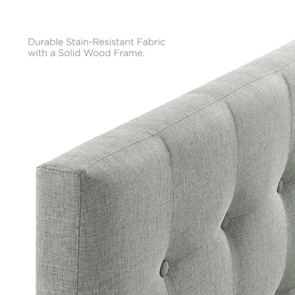Emily Upholstered Fabric King Headboard