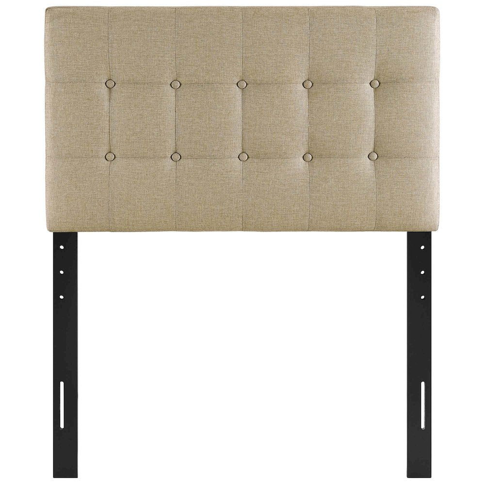 Emily Upholstered Fabric Twin Headboard