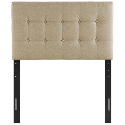 Emily Upholstered Fabric Twin Headboard