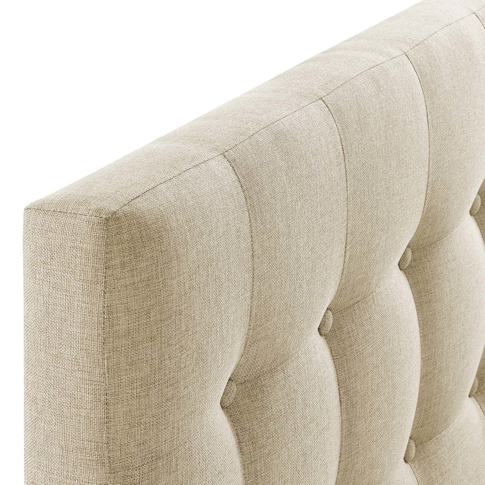 Emily Upholstered Fabric Twin Headboard