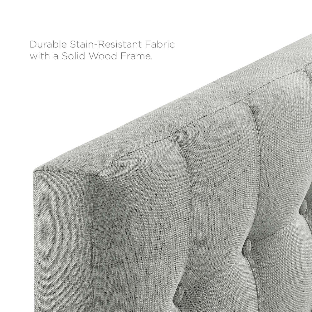 Emily Upholstered Fabric Twin Headboard