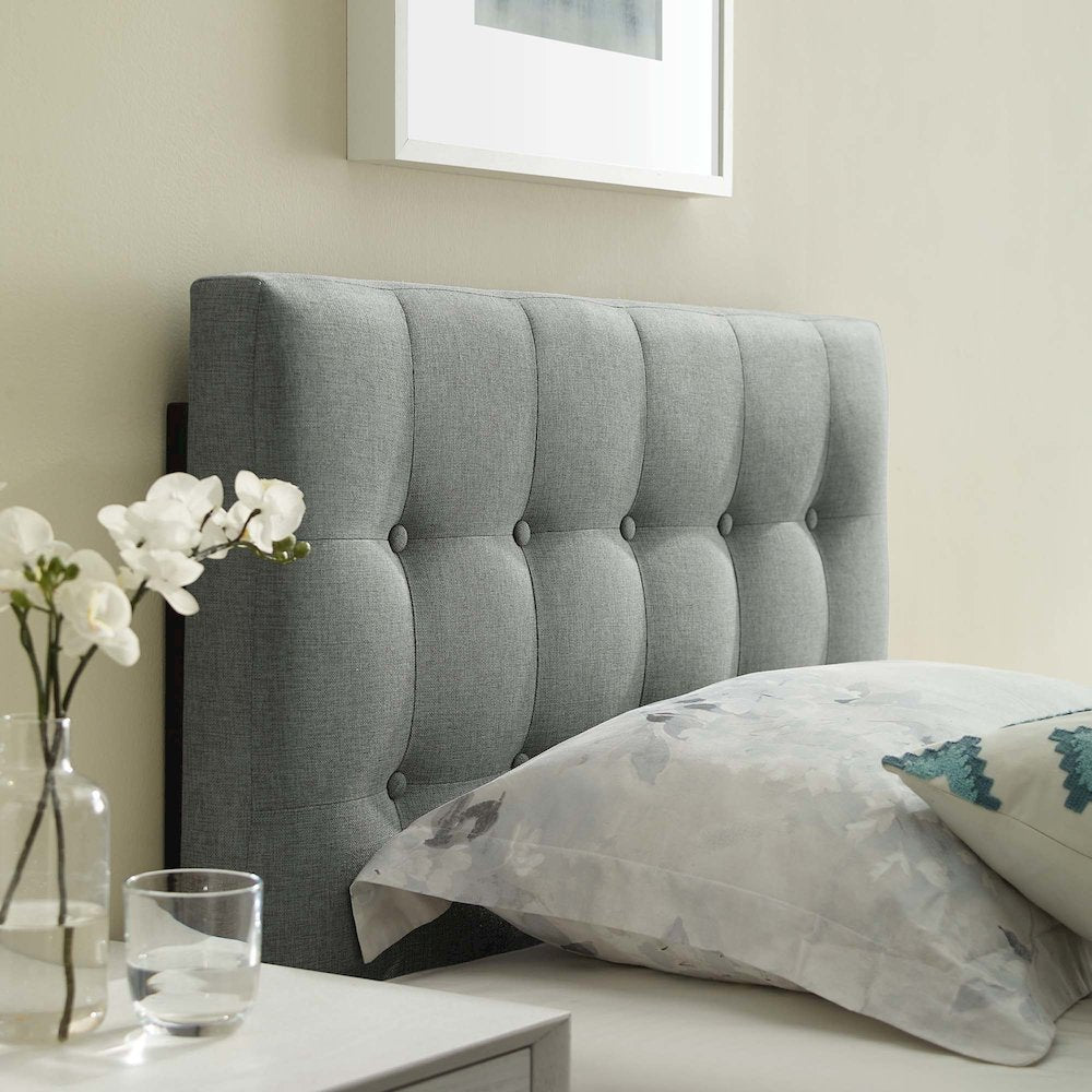 Emily Upholstered Fabric Twin Headboard