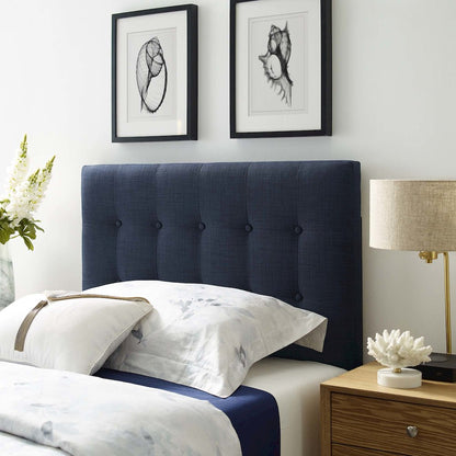 Emily Upholstered Fabric Twin Headboard