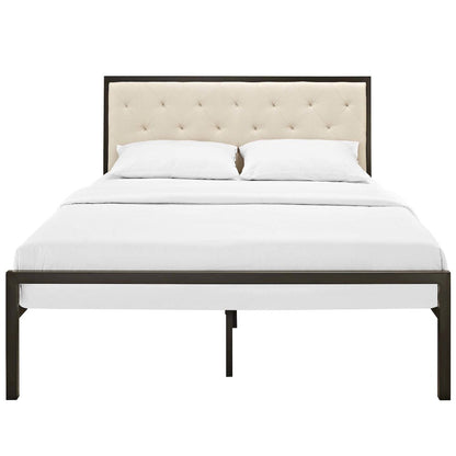 Mia Fabric Queen Bed