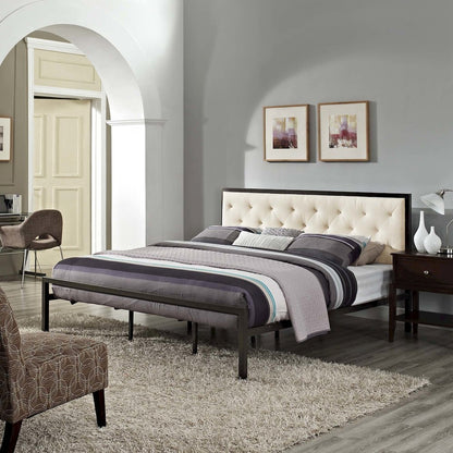 Mia Fabric King Bed