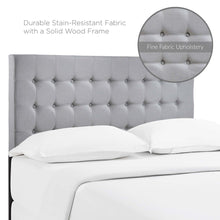 Tinble Upholstered Fabric Queen Headboard