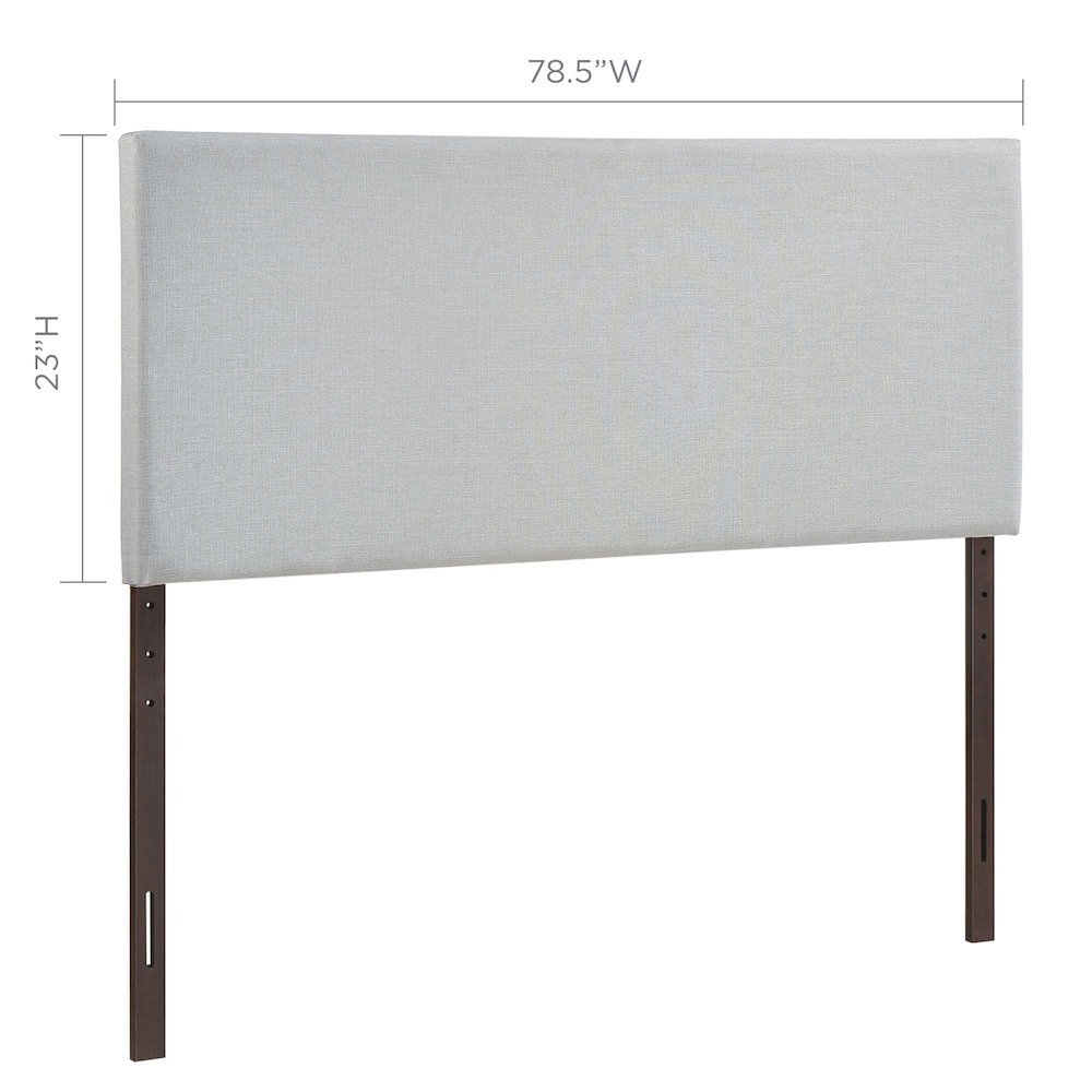 Region Upholstered Fabric King Headboard