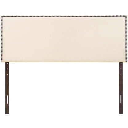 Region Nailhead Upholstered Queen Headboard