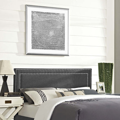 Jessamine Upholstered Fabric Full Headboard