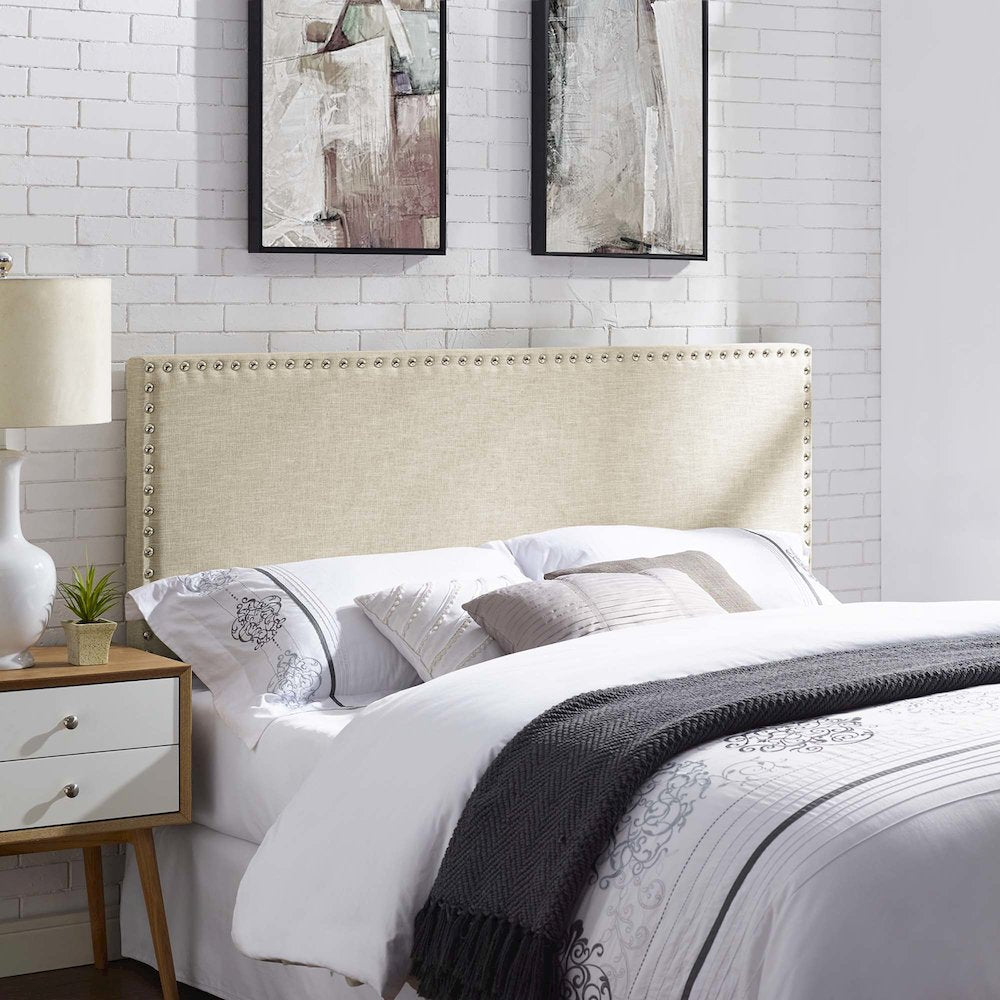 Phoebe Upholstered Fabric Queen Headboard