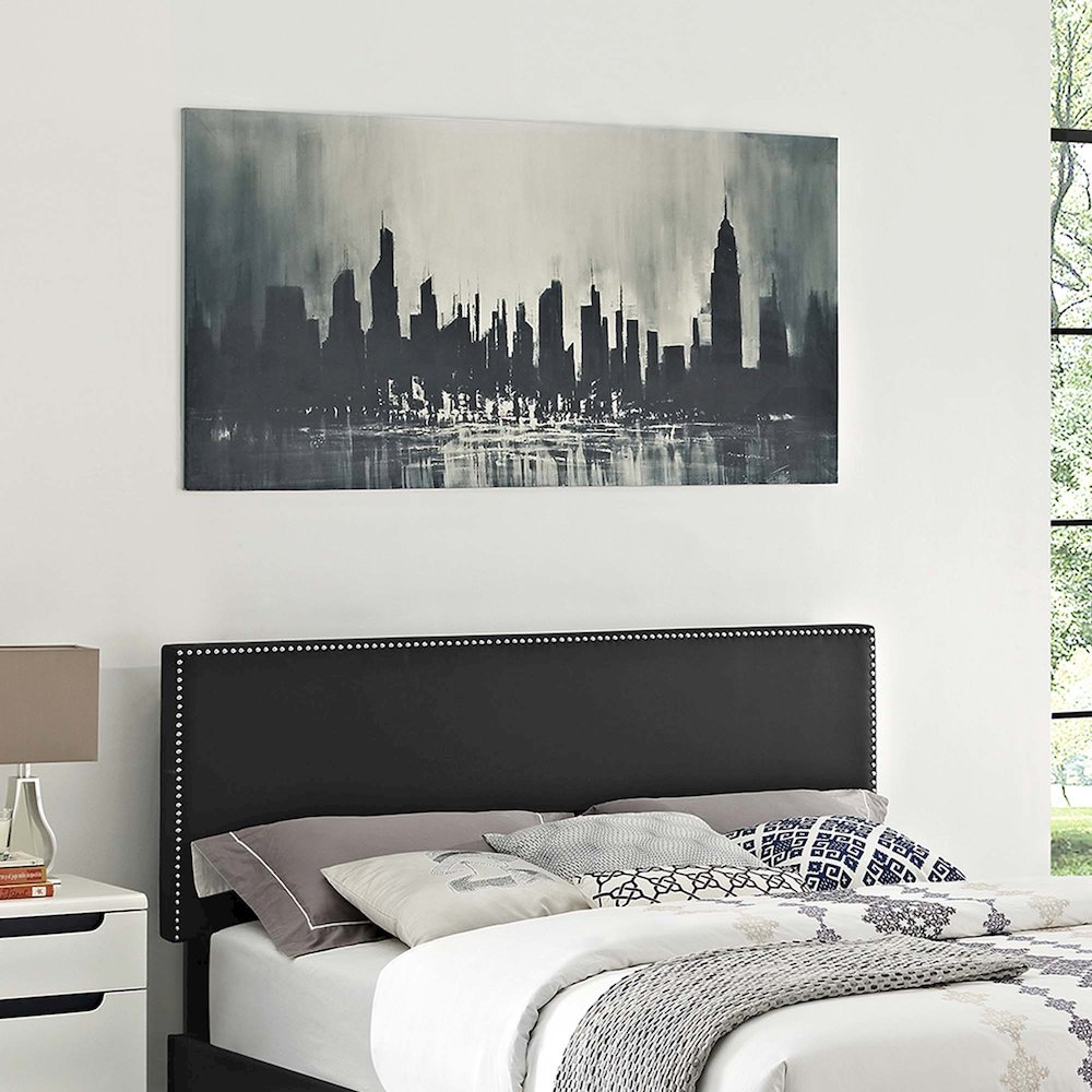 Phoebe Upholstered Vinyl King Headboard