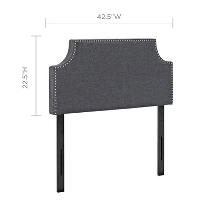 Laura Upholstered Fabric Twin Headboard