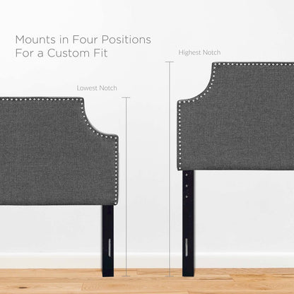 Laura Upholstered Fabric Twin Headboard