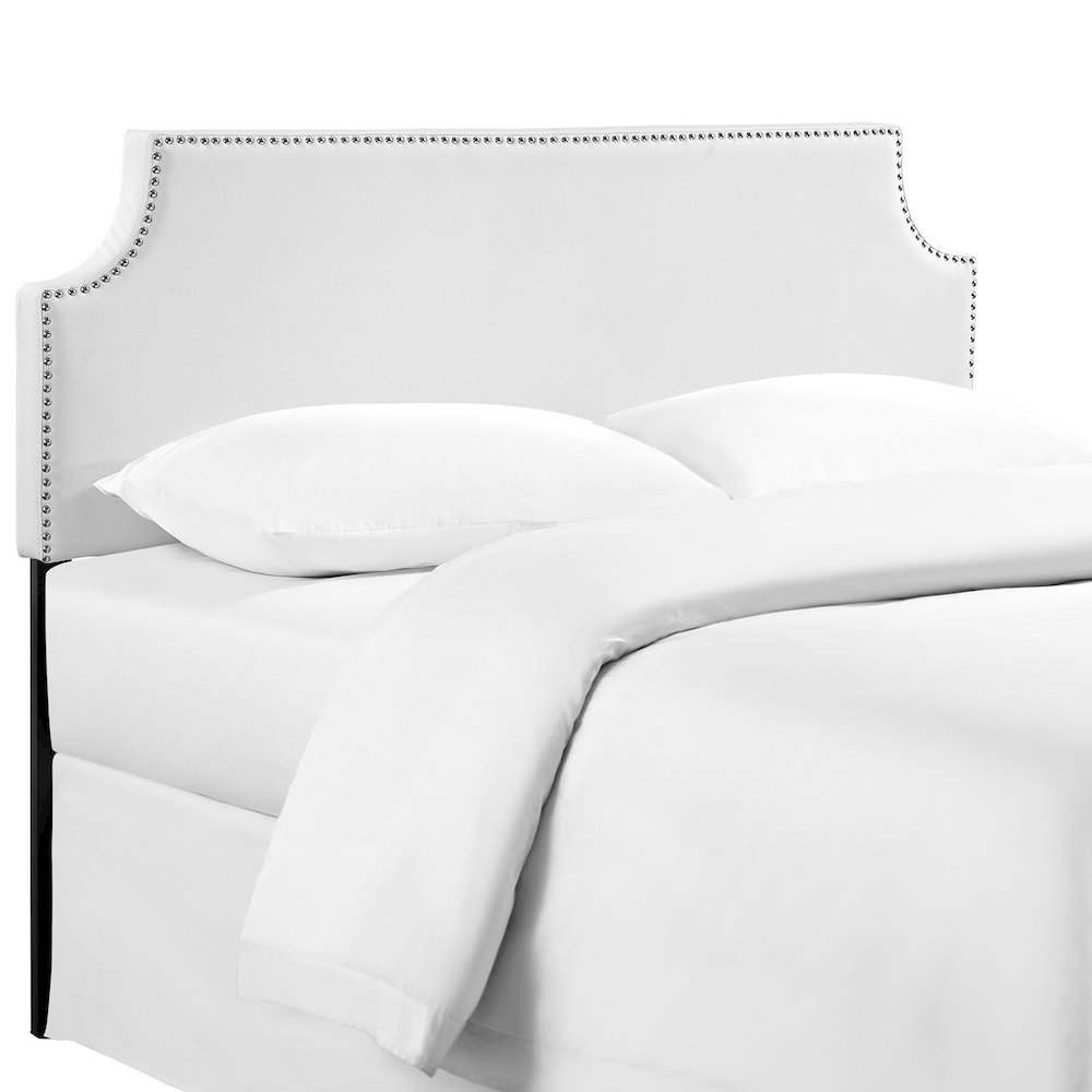 Laura Upholstered Vinyl Queen Headboard