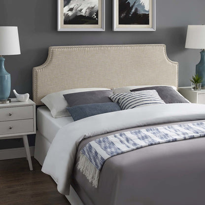 Laura Upholstered Fabric Queen Headboard