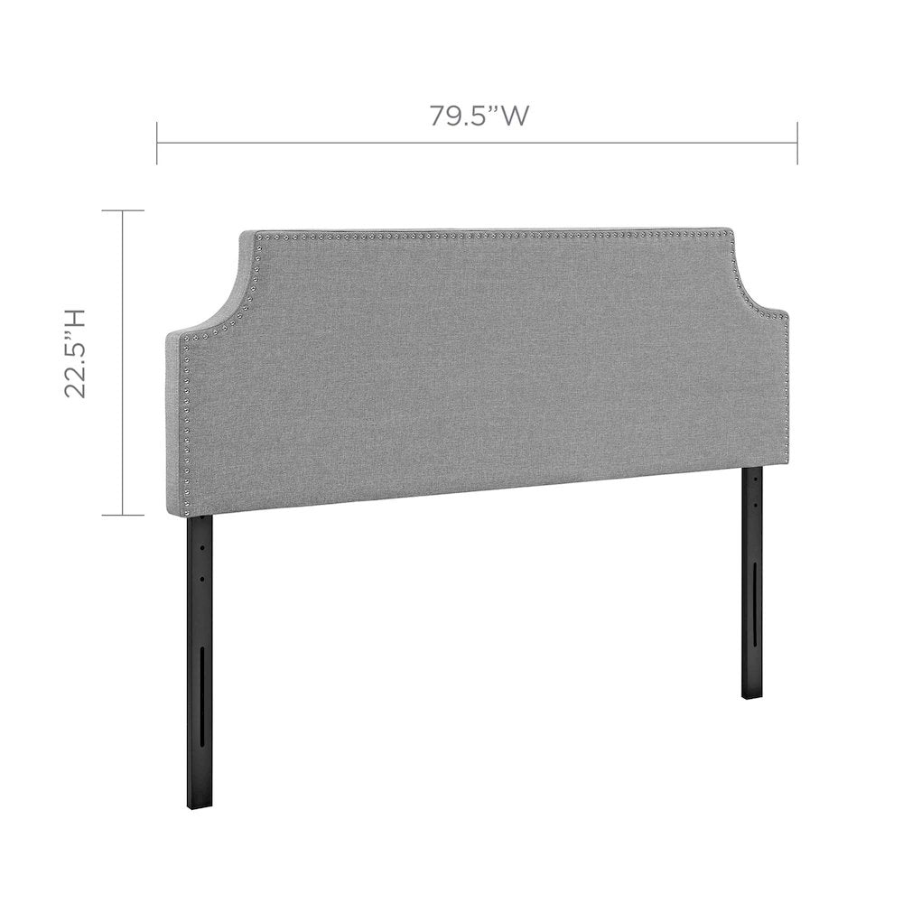 Laura Upholstered Fabric King Headboard
