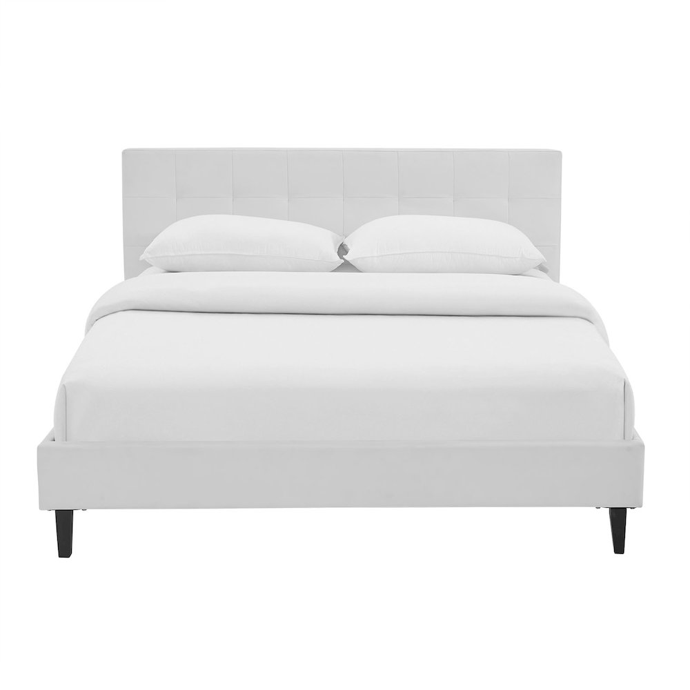 Linnea Faux Leather Queen Bed