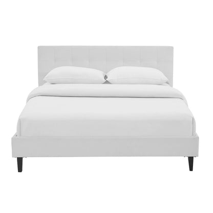Linnea Faux Leather Queen Bed