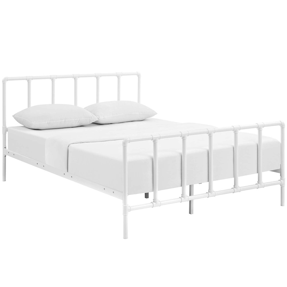 Dower Stainless Steel Queen Bed