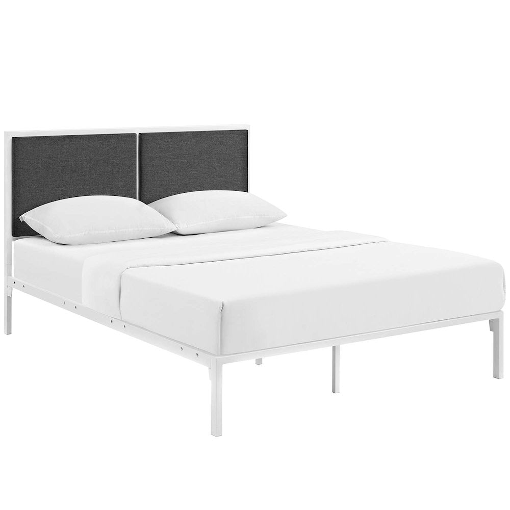 Della Fabric King Bed