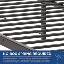Maisie Stainless Steel Queen Bed Frame
