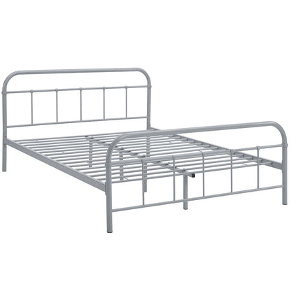 Maisie Stainless Steel Queen Bed Frame
