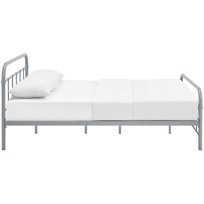 Maisie Stainless Steel Queen Bed Frame