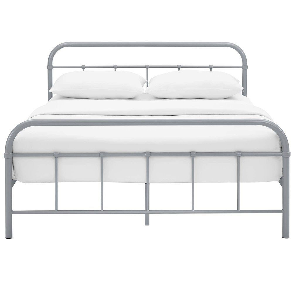 Maisie Stainless Steel Queen Bed Frame
