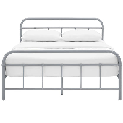Maisie Stainless Steel Queen Bed Frame