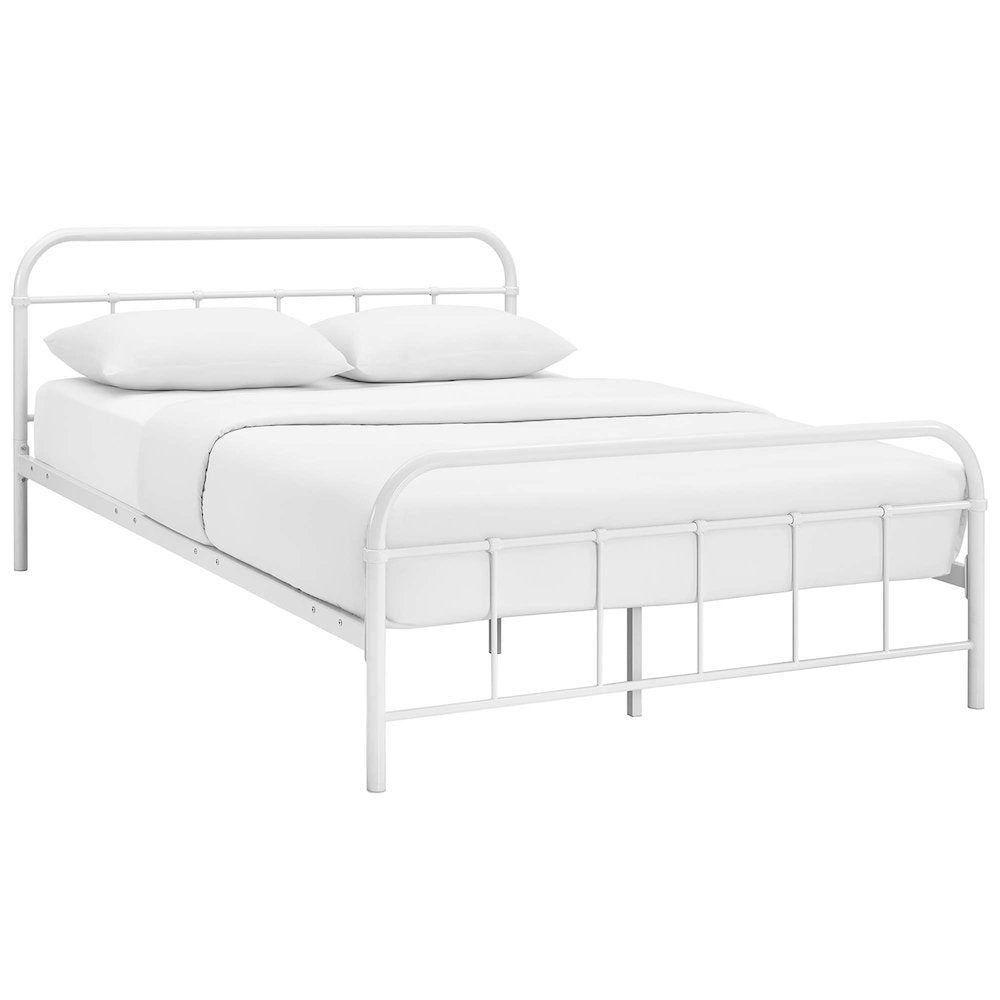 Maisie Stainless Steel Queen Bed Frame