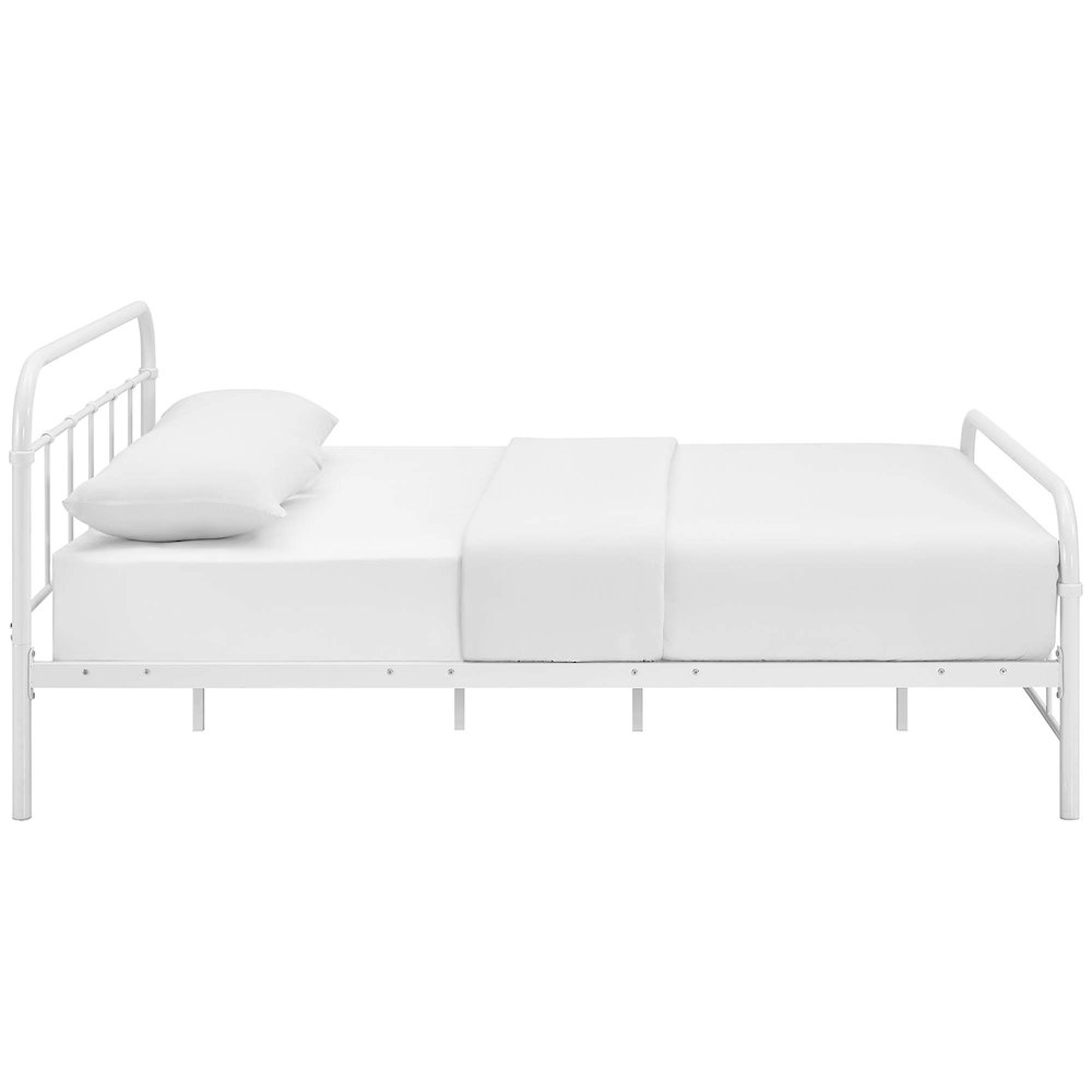 Maisie Stainless Steel Queen Bed Frame