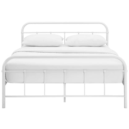 Maisie Stainless Steel Queen Bed Frame