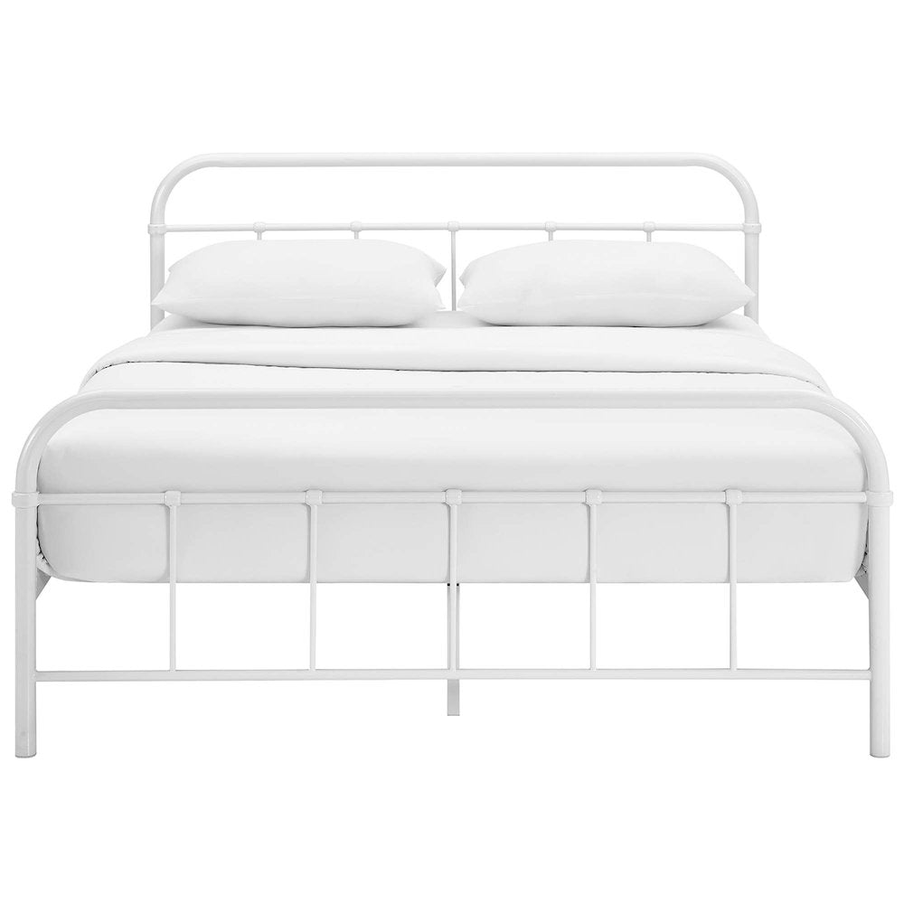 Maisie Stainless Steel Queen Bed Frame