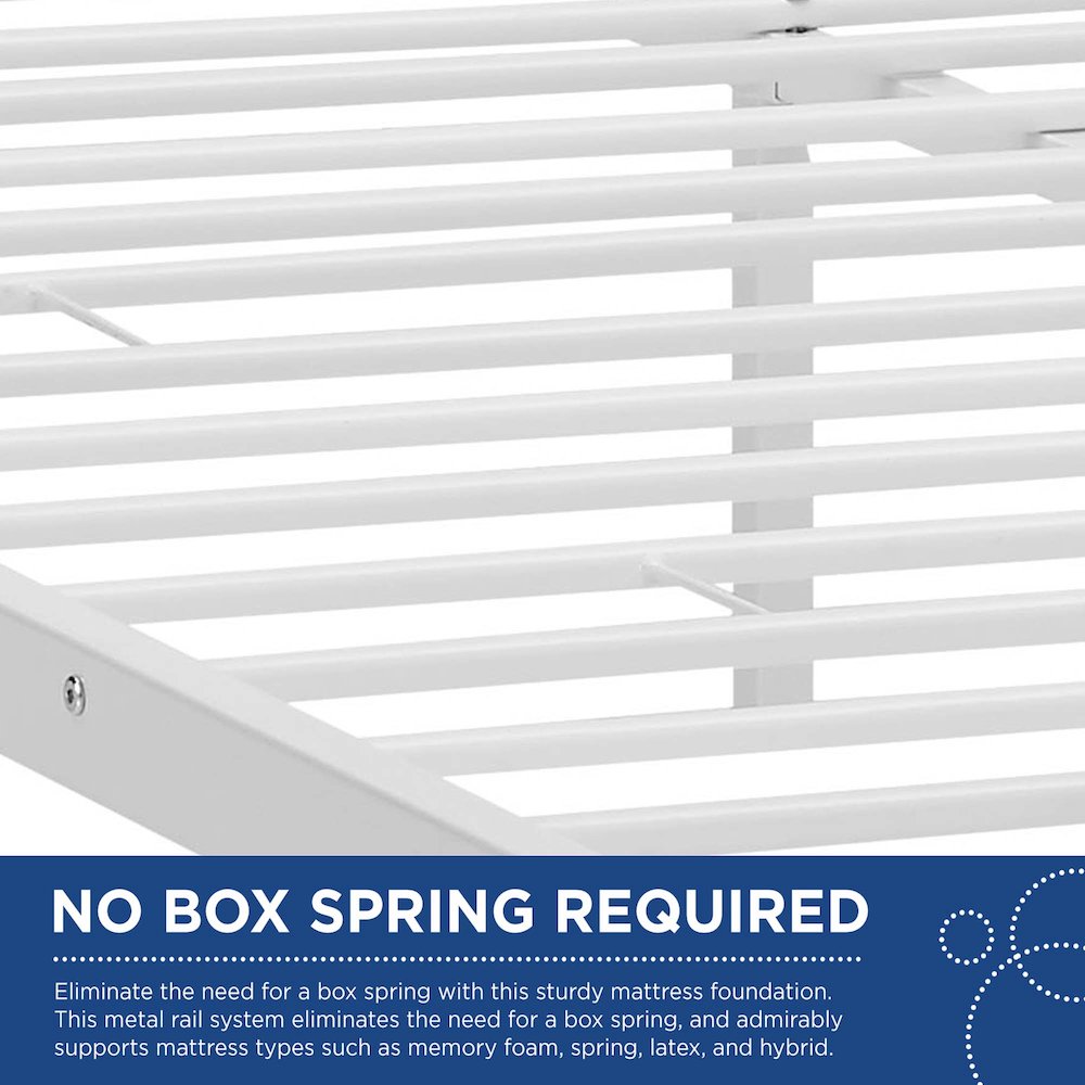 Maisie Stainless Steel Queen Bed Frame