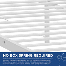 Maisie Stainless Steel Queen Bed Frame