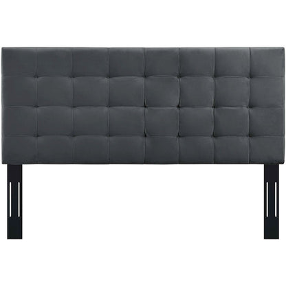 Paisley Tufted Upholstered Performance Velvet Full / Queen Headboard