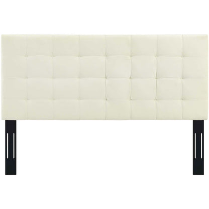 Paisley Tufted Upholstered Performance Velvet Full / Queen Headboard