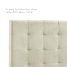Paisley Tufted Upholstered Performance Velvet Full / Queen Headboard